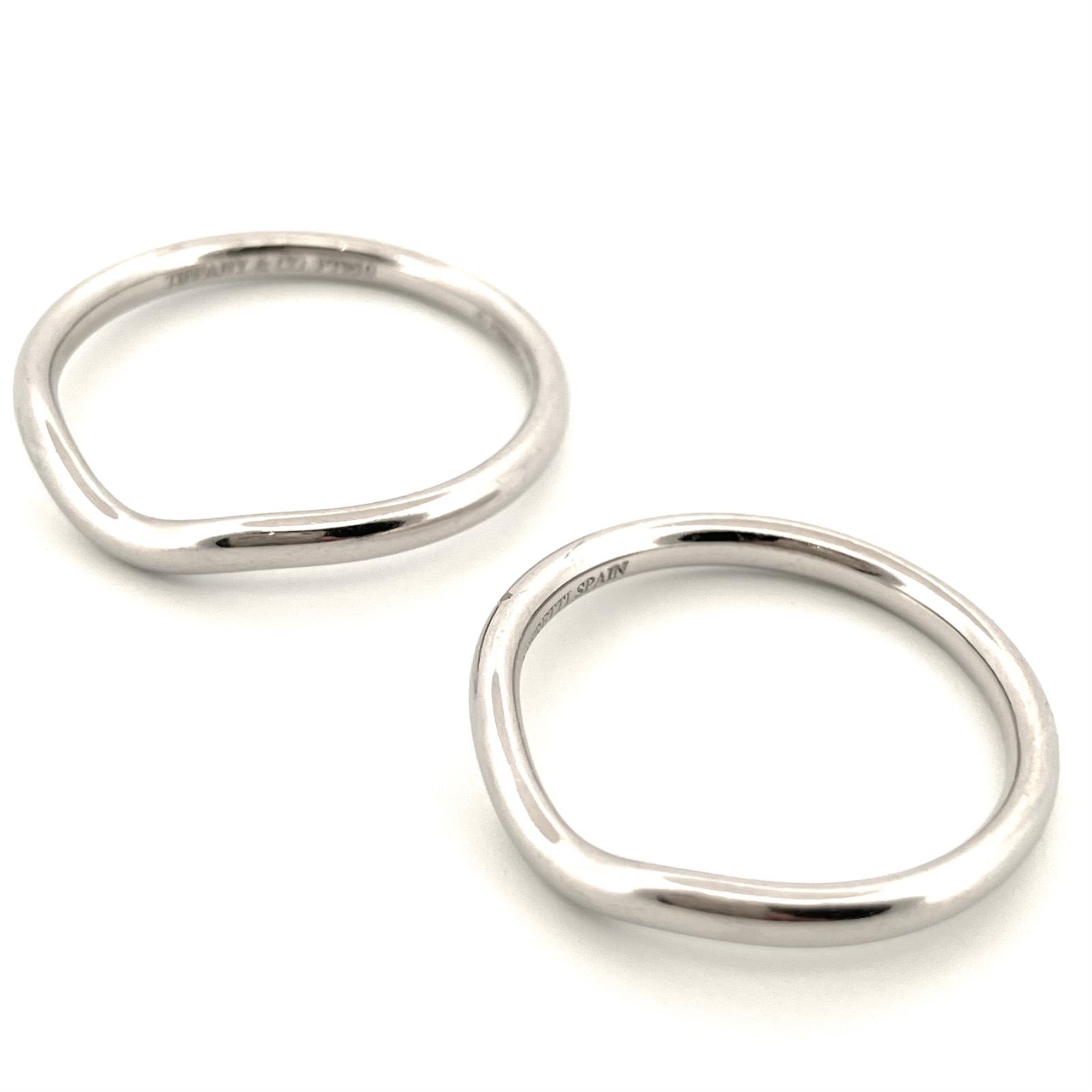 鑑定済み】正規品 TIFFANY&CO ティファニー 2点セット Pt950 鑑定済み】正規品 TIFFANY&CO ティファニー 2点セット Pt950