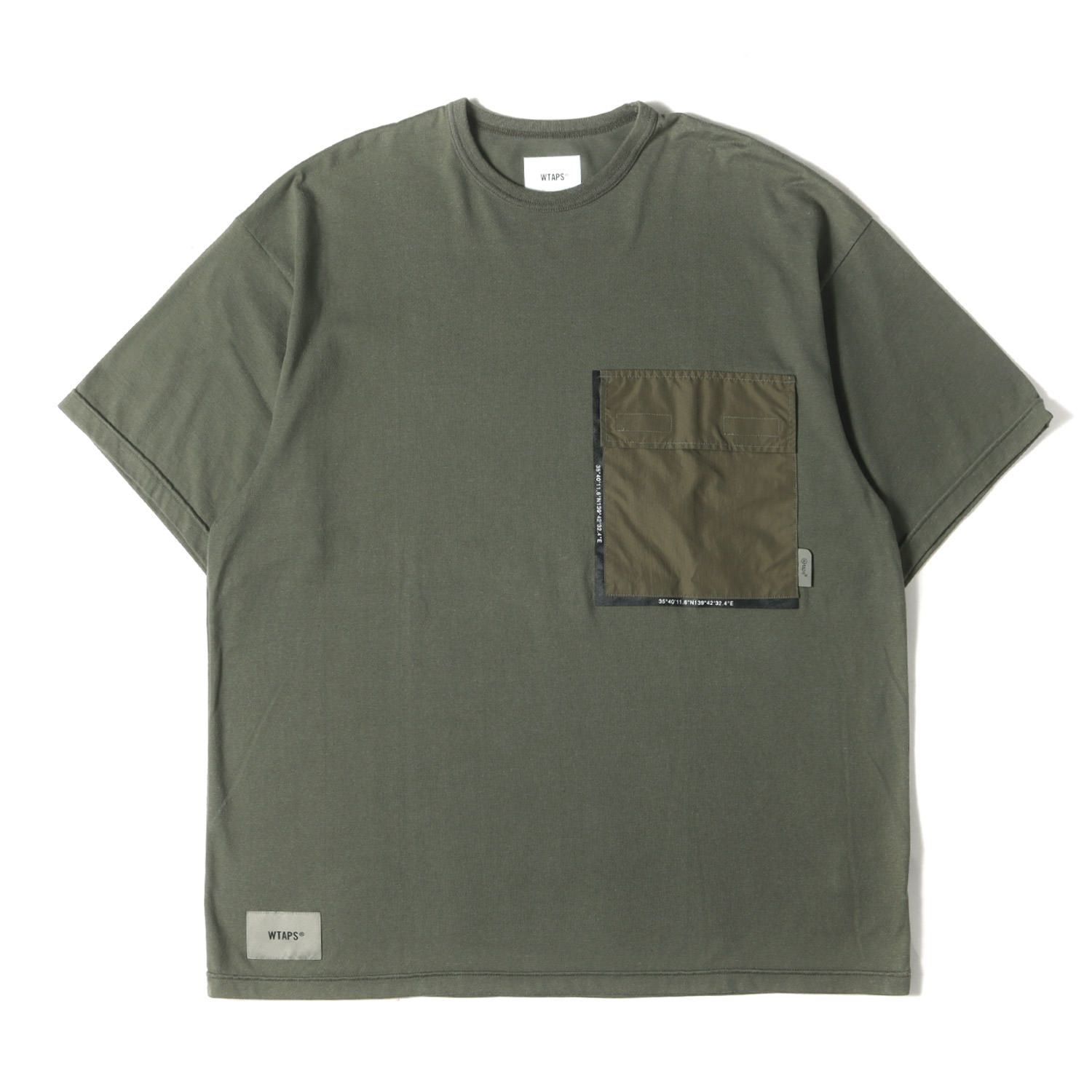 WTAPS ダブルタップス Tシャツ サイズ:XL / 23SS ナイロンポケット付き 