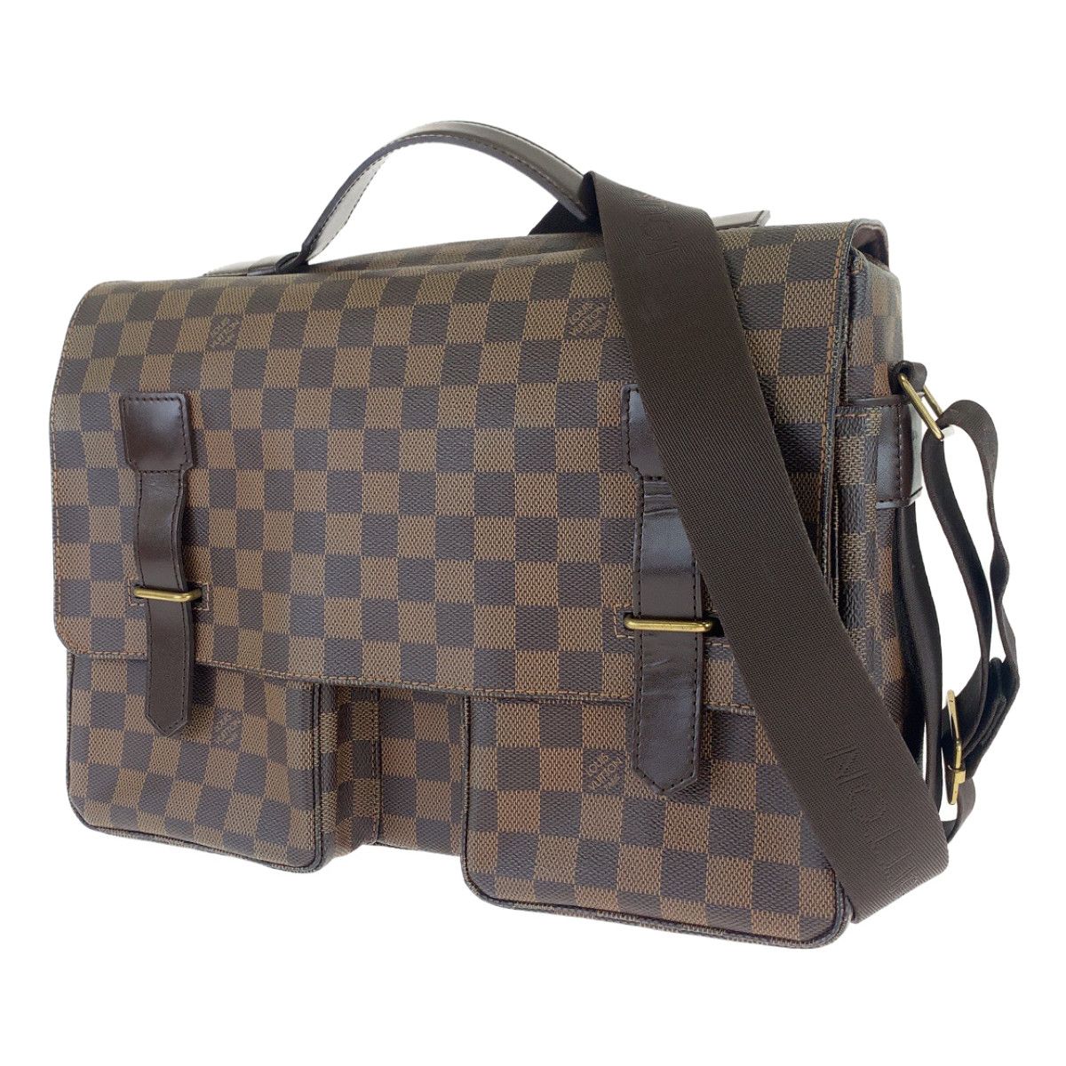 美品 LOUIS VUITTON ルイヴィトン ダミエ ブロードウェイ ブラウン 茶 