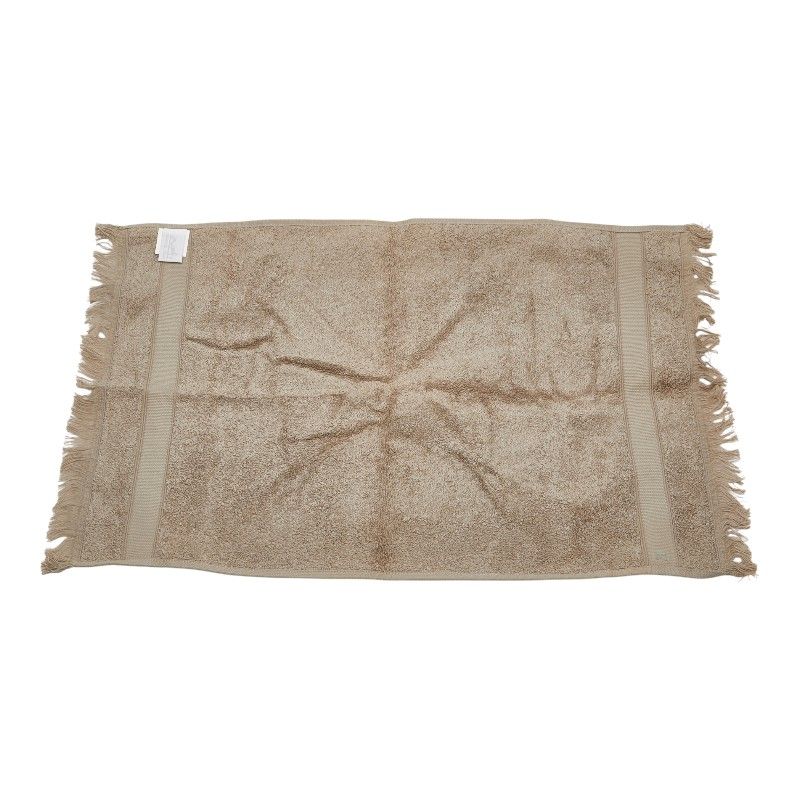 エルメス ロゴ刺繍 ブラウン コットン レディース HERMES 1-0234420