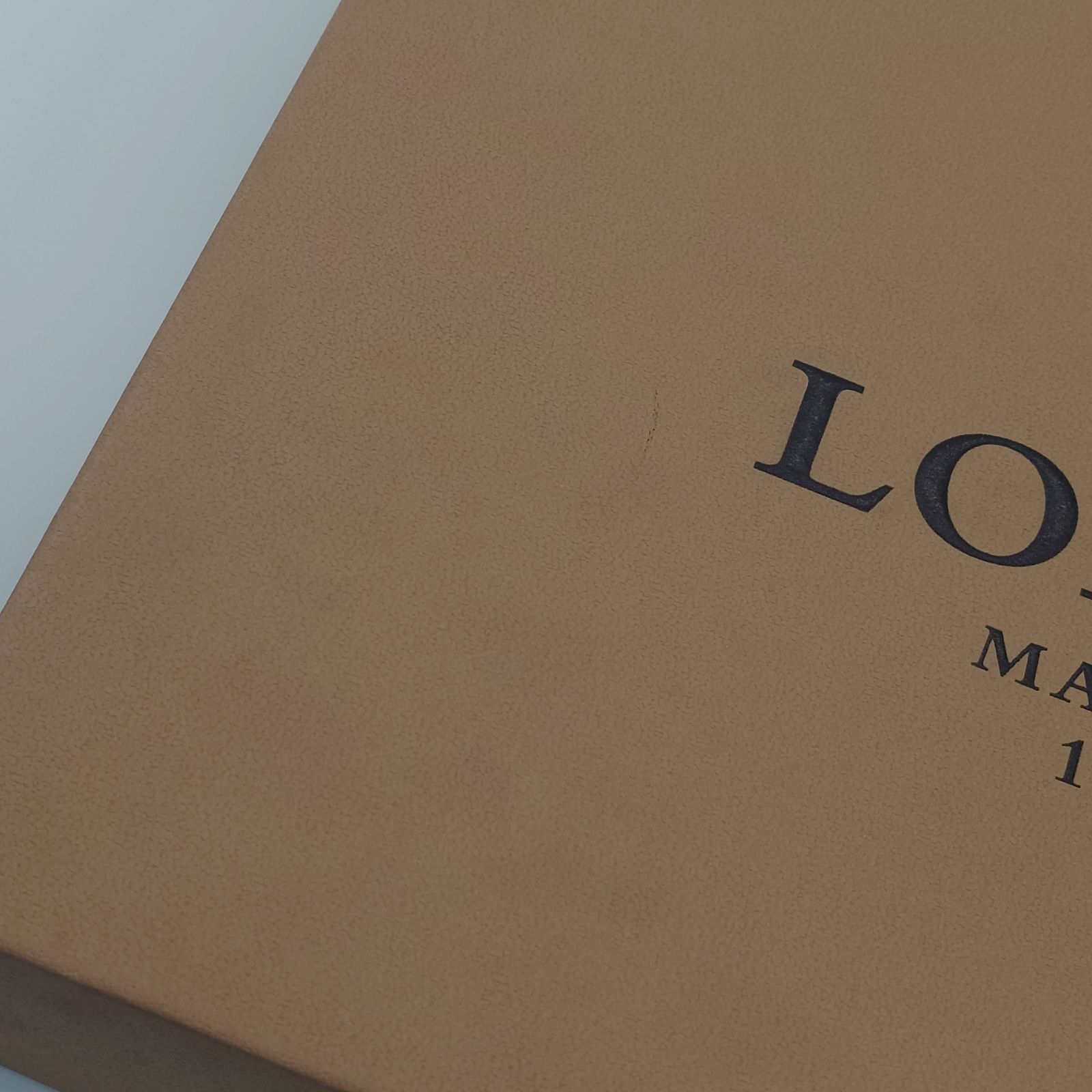 LOEWE ロエベ マフラー アナグラム ラベンダーグレー系 中古 グレー
