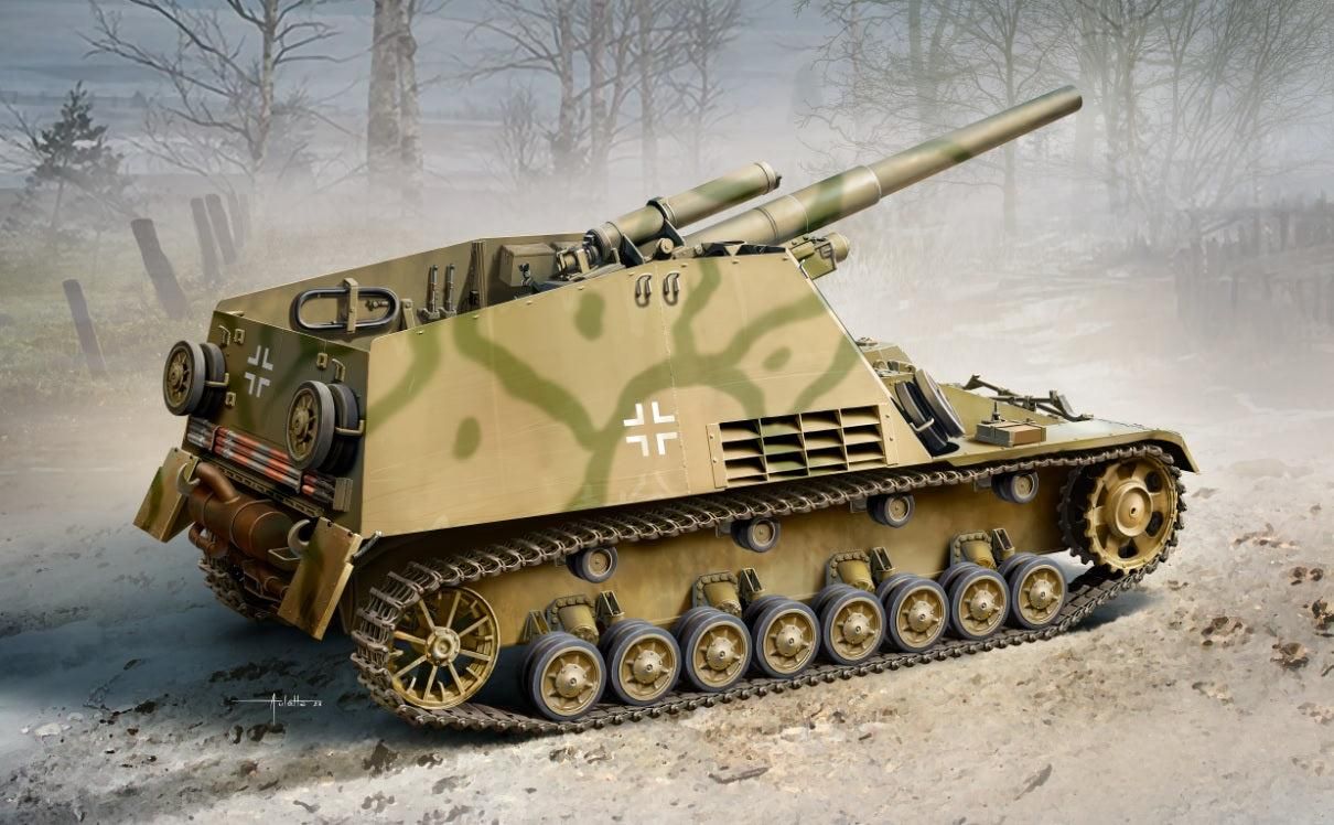 DRAGON ドラゴン ボーダーモデルWW.II ドイツ軍 Sd.Kfz.165 フンメル自走砲 1 35スケール スケールモデル ミリタリープラモデル 模型