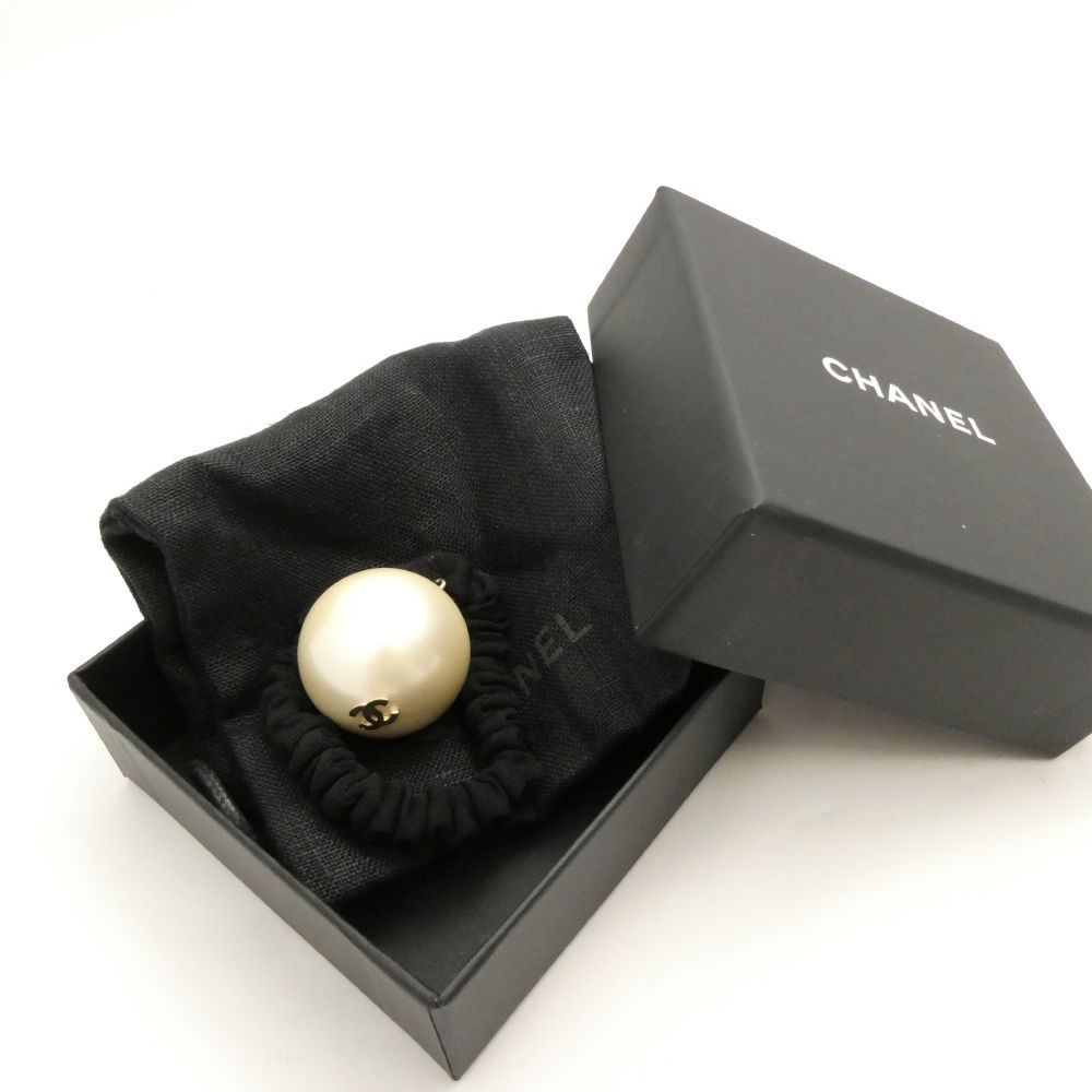 CHANEL シャネル ヘアゴム フェイクパール ココマーク ヘアアクセサリ レディース AN2341W2