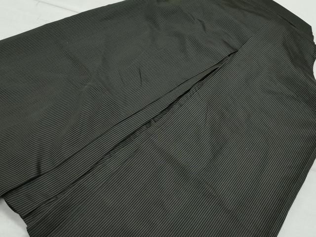 平和屋着物●男性 馬乗り袴 縞 正絹 CAAX0933vf