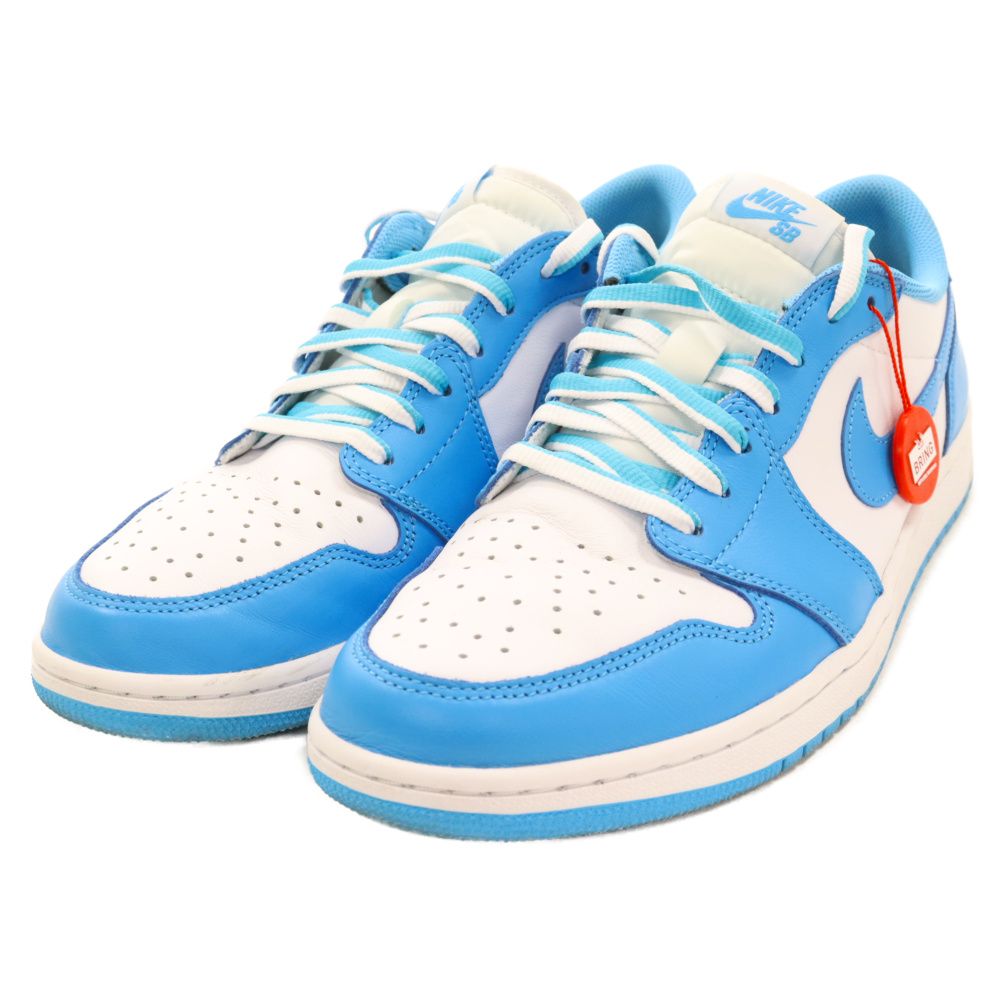 NIKE SB (ナイキエスビー) AIR JORDAN 1 LOW QS UNC Eric Koston エアジョーダン1 ローカットスニーカー  ノースカロライナ エリックコストン ブルー US11/29cm CJ7891-401 - メルカリ