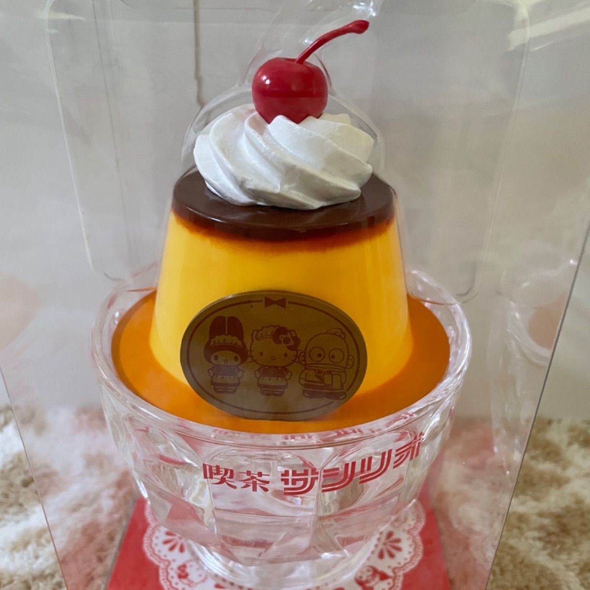 サンリオ♡喫茶サンリオ プリン型小物入れ&パフェグラス・スプーン 2点 サンリオ♡喫茶サンリオ プリン型小物入れ&パフェグラス・スプーン 2点