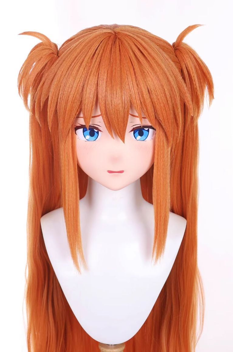 ☆即納 最新作 全頭マスク カツラ付き ロック付き NO.584