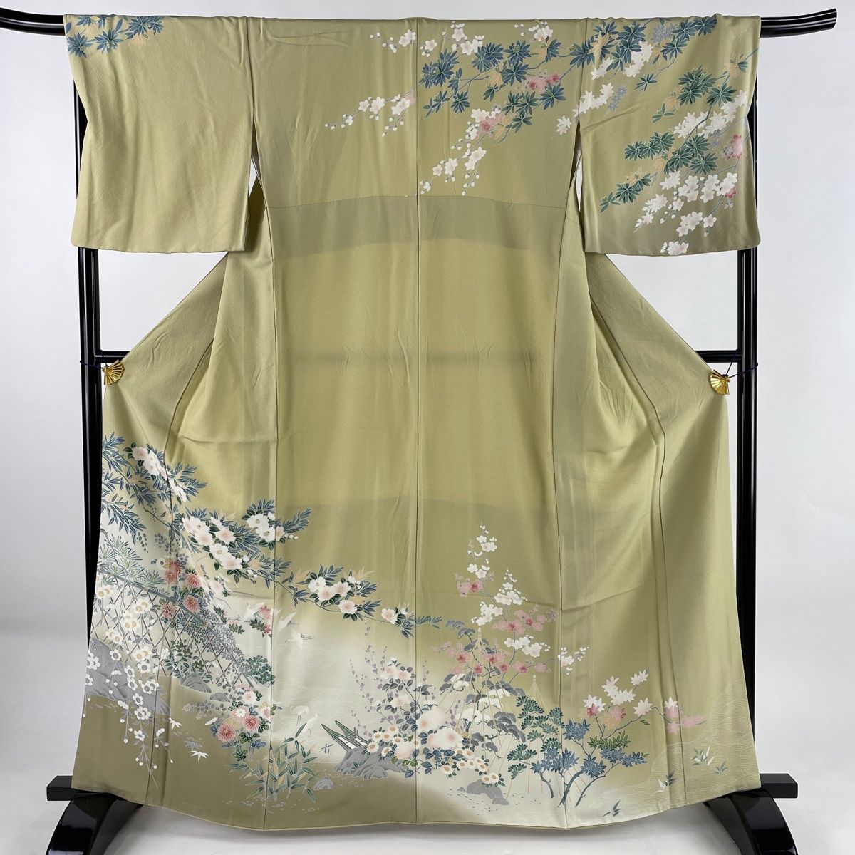 訪問着 身丈166cm 裄丈71.5cm 正絹 美品 逸品-