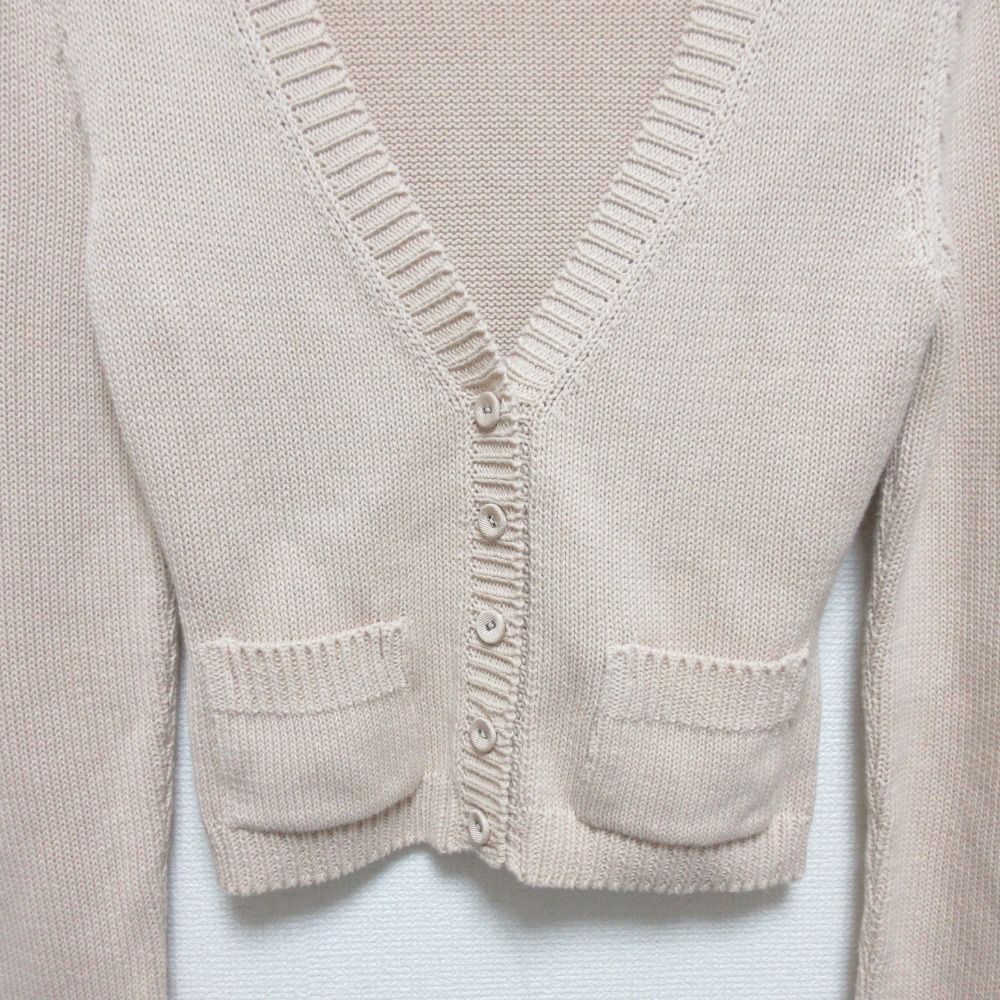 美品 FOXEY フォクシー コットンニット サマーカーディガン