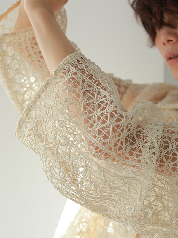 22SS ETRE TOKYO エトレトウキョウ レーシーショートシャツ - メルカリ