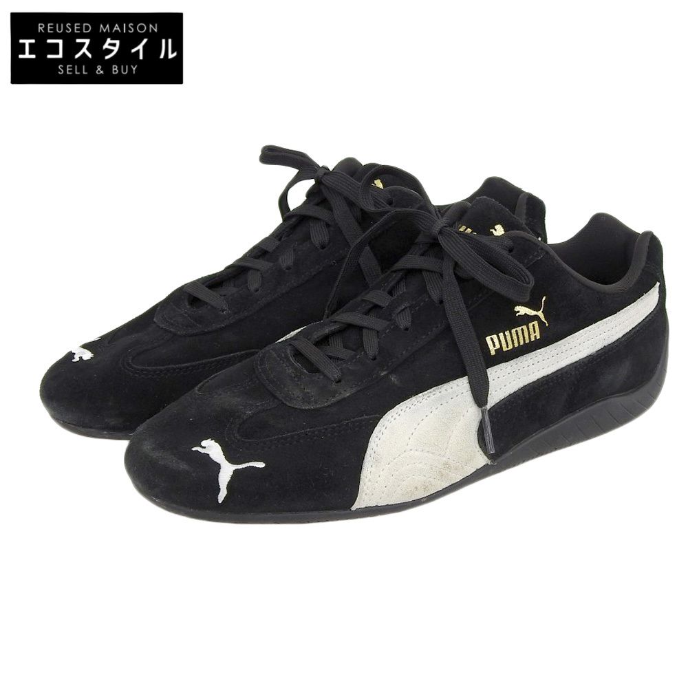 PUMA プーマ SPEEDCAT OG スエード スニーカー シューズ メンズ ブラック グレー 28cm 398846-01 9 UK