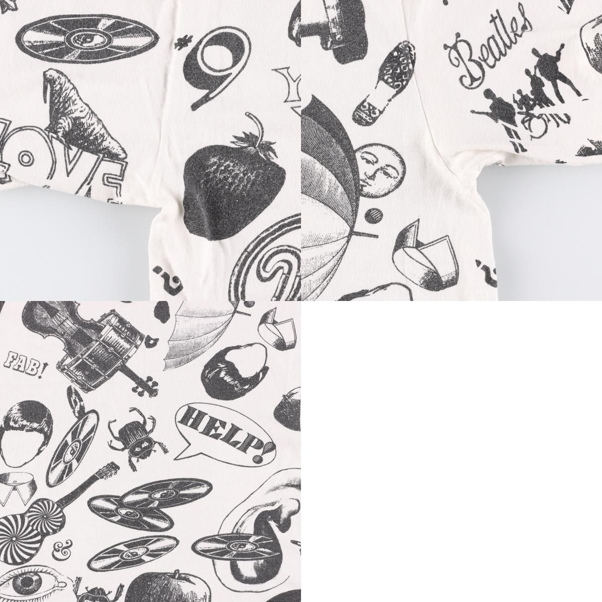 古着 90年代 ヘインズ Hanes THE BEATLES ビートルズ 大判