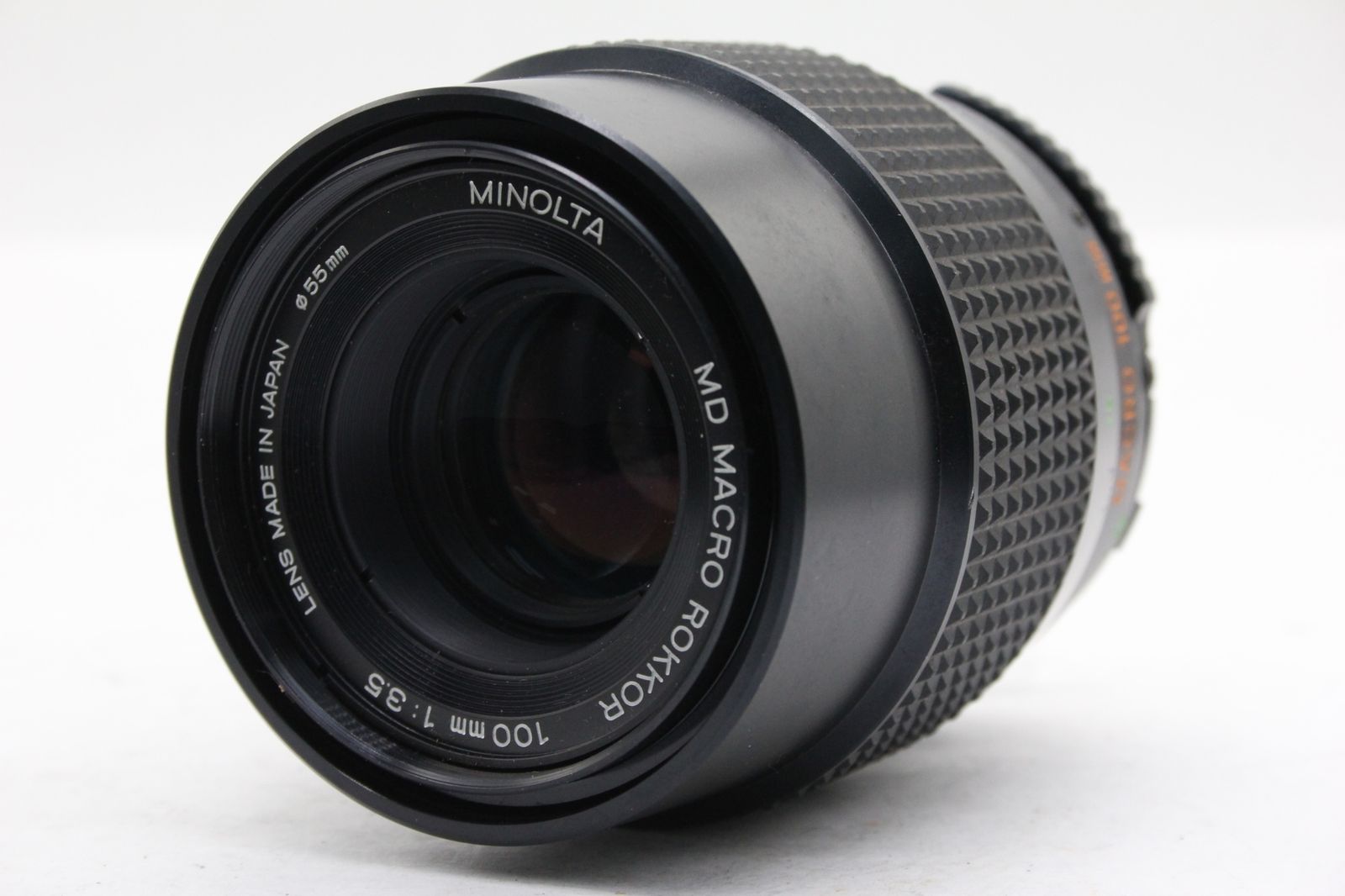 極上品 【返品保証】 ミノルタ Minolta MD MACRO 100mm F4 前後 