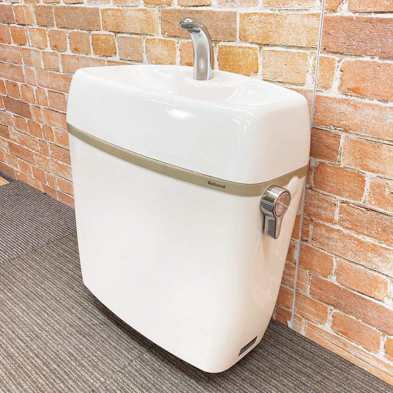 品 National 洋式 トイレ便器 ロータンクと蓋のセット CH4201 WS ホワイト 1J100717