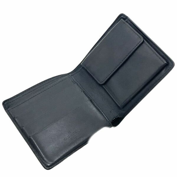 革 二つ折り財布