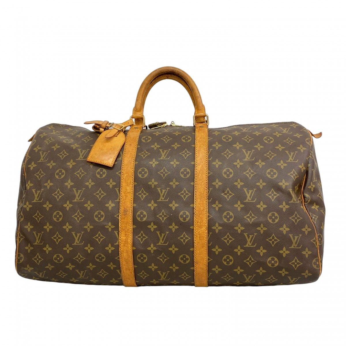 5mb2167-h ルイヴィトン ボストンバッグ モノグラム キーポル55 M41424 ブラウン メンズ レディース ユニセックス