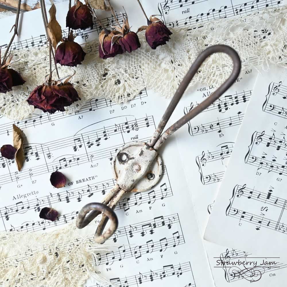 ICO-214 フランスアンティーク コートフック フック 壁掛け フランス