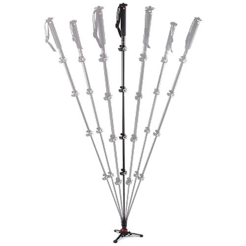 マンフロット MVMXPROC5 XPRO フルード ビデオ一脚 カーボンファイバー5段