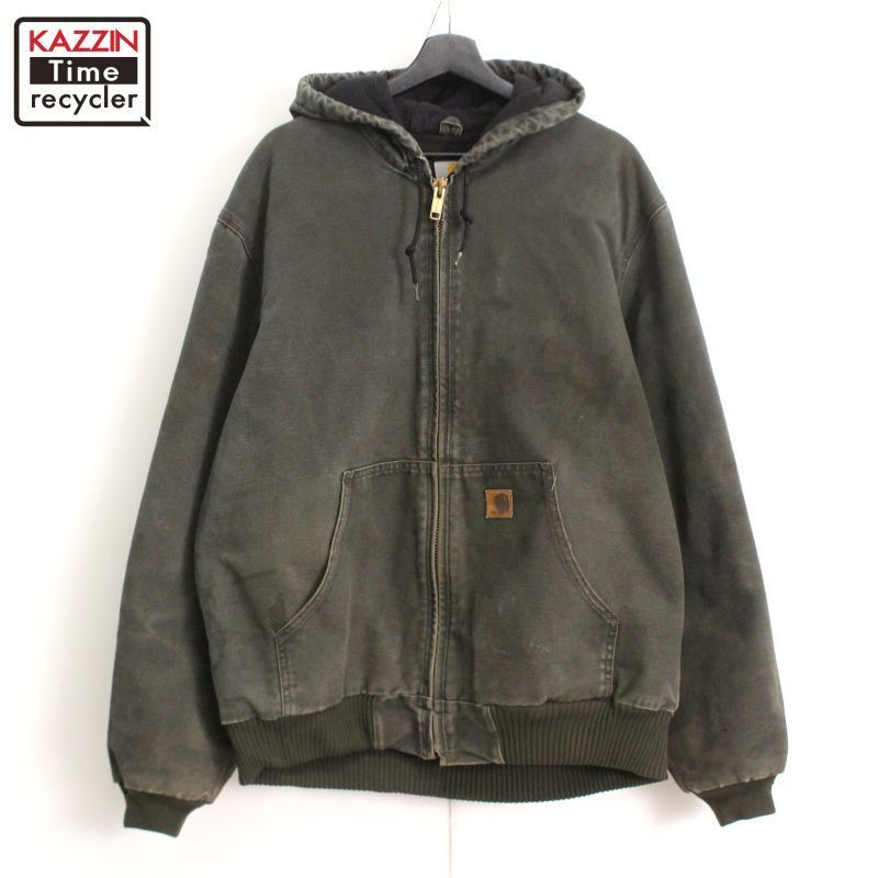 00s Carhartt 無地 MOS アクティブパーカー ダック ジャケット メンズ