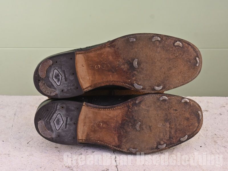 イギリス製 Sanders 高級 ビンテージ 1993年製 ビジネスシューズ  