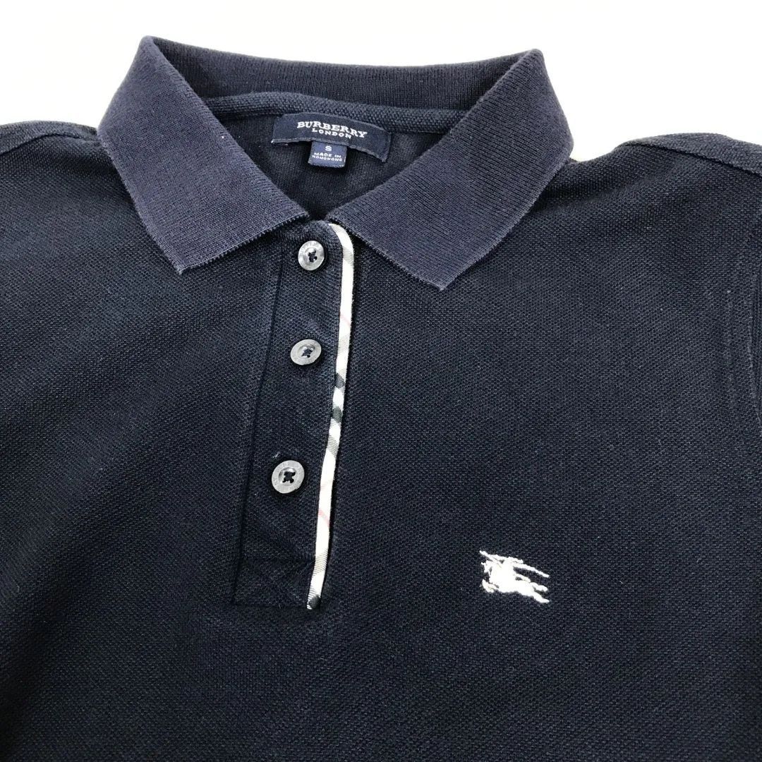 BURBERRY LONDON ポロシャツ ネイビー BURBERRY LONDON バーバリーロンドン ポロシャツ 半袖 紺