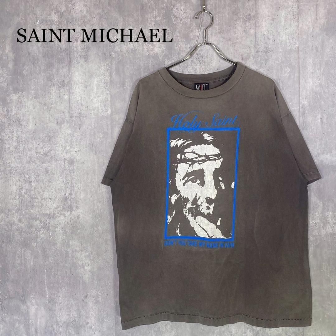 SAINT MICHAEL』セントマイケル (XL) ホーリー セントTシャツ-日本半額