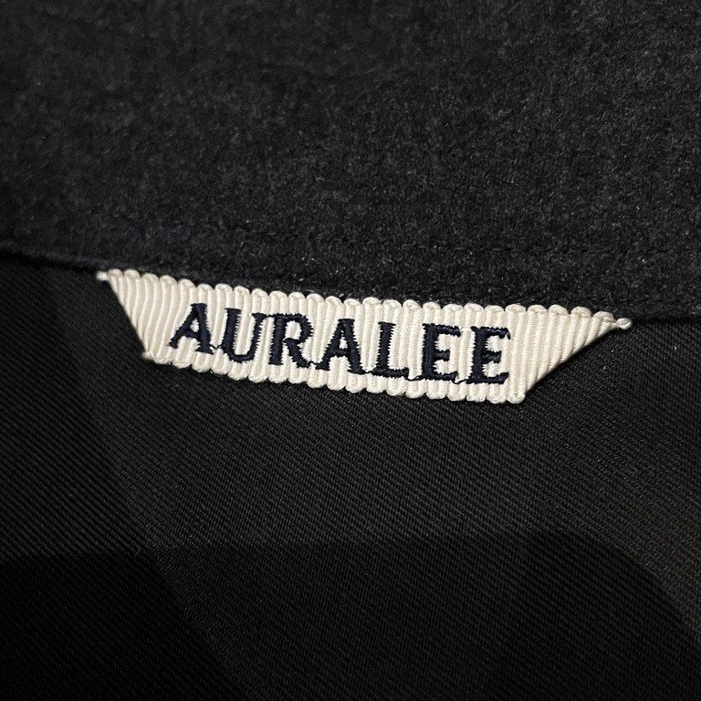 AURALEE ウールフランネルシャツ 20AW AURALEE 20AW WOOL FULLING FLANNEL CLOTH SHIRTS ウールフランネル
