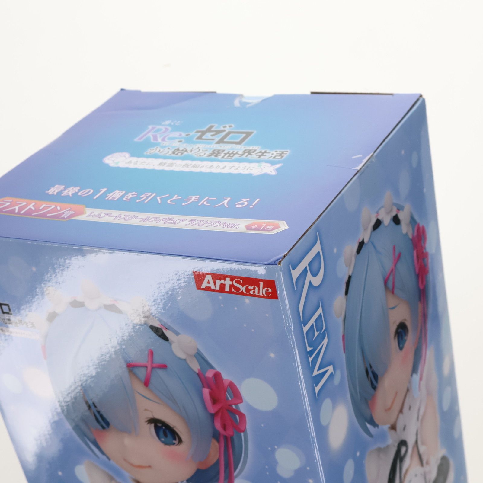 BANDAI - ラストワン賞 レム(照れ顔) アートスケールフィギュア 一番くじ Re:ゼロから始める異世界生活-あなたに、精霊の祝福がありますように- プライズ(893) バンダイスピリッツ ラストワン賞 レム(照れ顔) アートスケールフィギュア 一番くじ