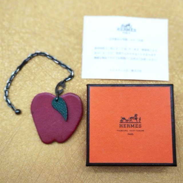 Hermes エルメス アップルチャーム りんご バッグチャーム