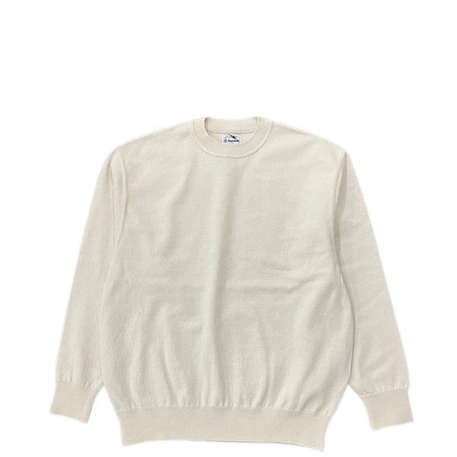 Yonetomi / WAVE COTTON KNIT P/O SOLIDColor:BEIGE