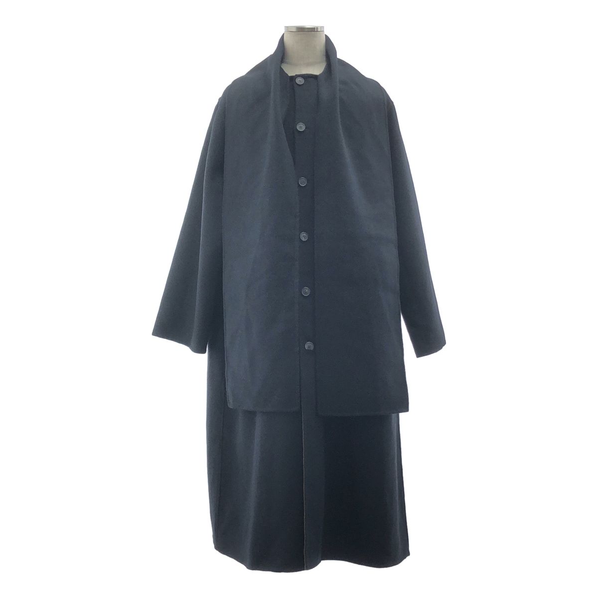 sakura 様専用】SOEJU ワイドリブVネックカーデCHARCOAL M Rcoa