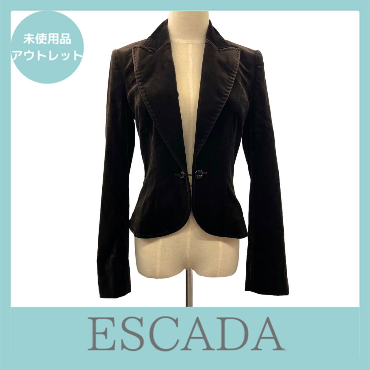 ESCADA テーラードジャケット 一つボタン チェーン 40 サイズ - メルカリ