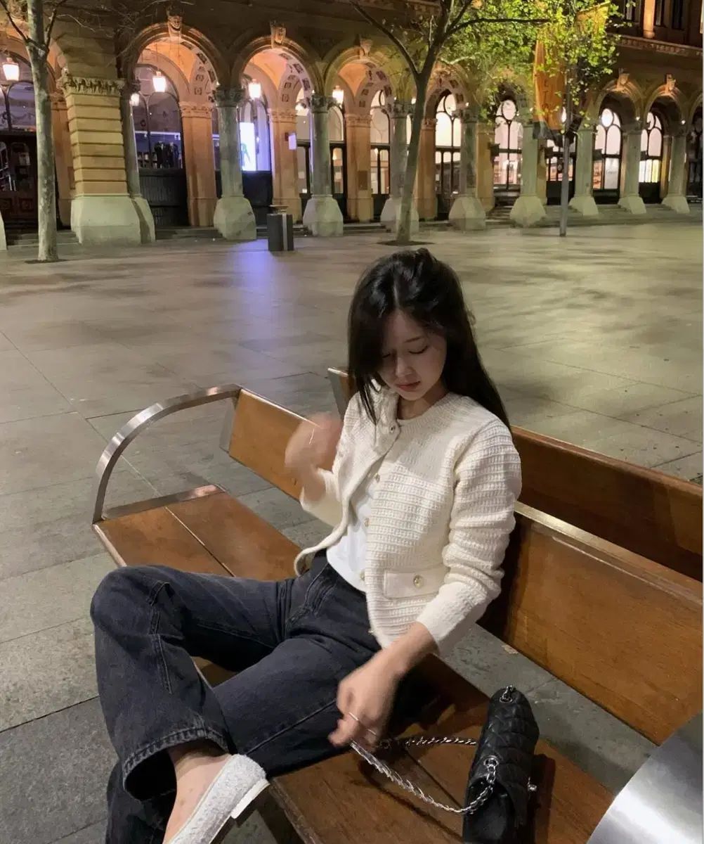 ユンスルショップ グレイシー 黒 デニム サイズ 1