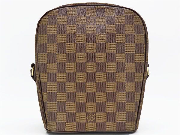 新品同様】ルイヴィトン LOUIS VUITTON ダミエ イパネマPM 斜め掛けショルダーバッグ ショルダーポーチ ポシェット ダークブラウン  N51294 - メルカリ