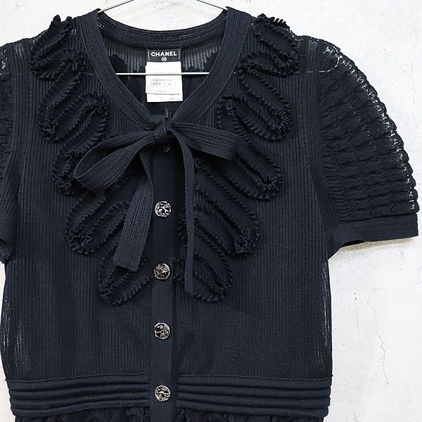 広尾店】シャネル CHANEL ニットワンピース B3932 size42 【13911