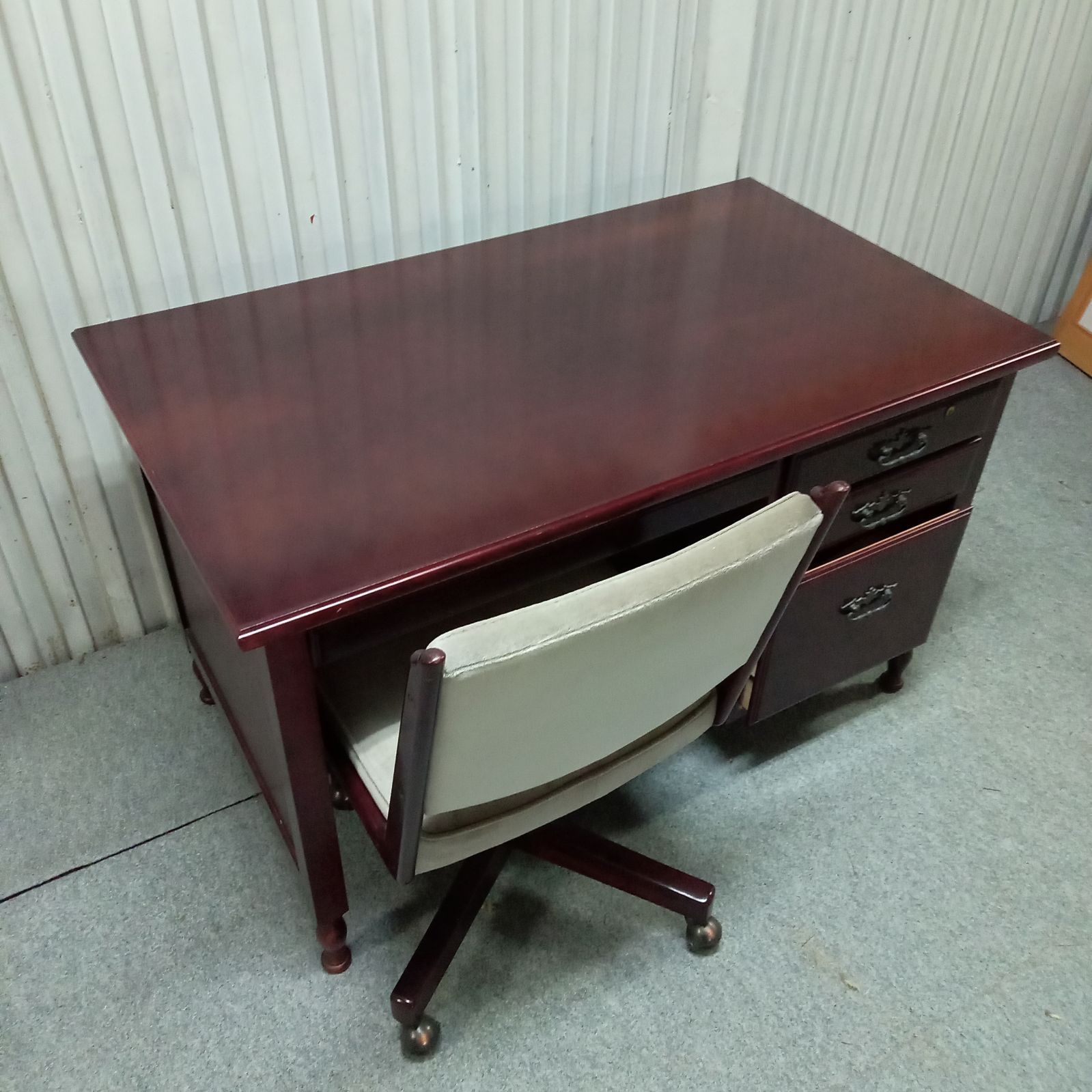 GQ65 カリモク コロニアル 片袖 机 デスク 学習 オフィス プレジデ/T5