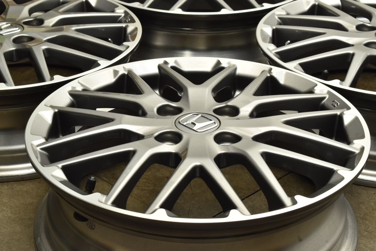 ホンダ N-BOX カスタム ターボ 純正 15in 4.5J 45 PCD100 4本セット N-ONE N-WGN 流用 スタッドレス用などに JOY スラッシュ