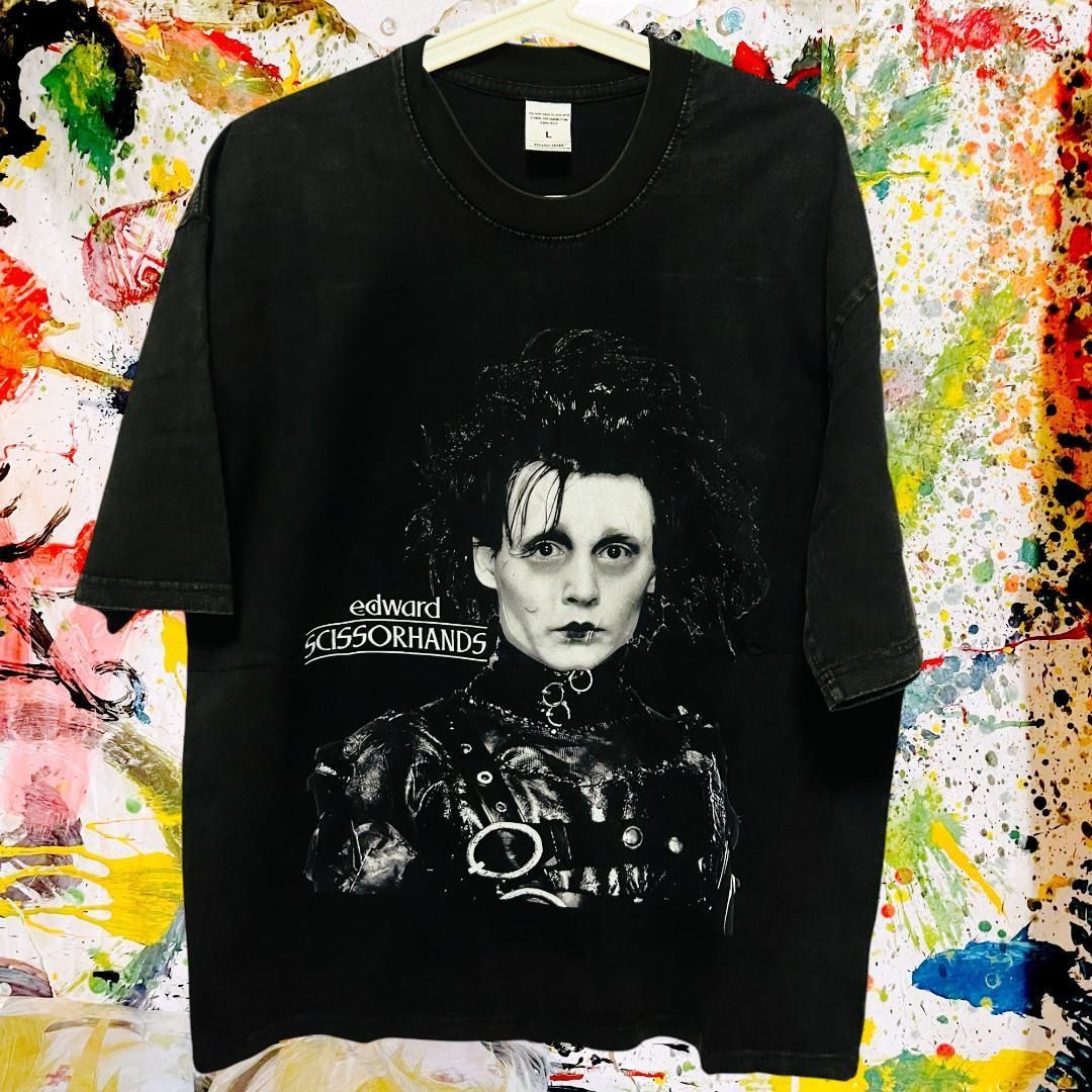 シザーハンズ Tシャツ 90s ヴィンテージ コピーライト フォトプリント