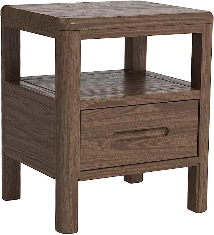 Amazon.co.jp: MU RONG サイドテーブル アメリカオークウッド ナイト