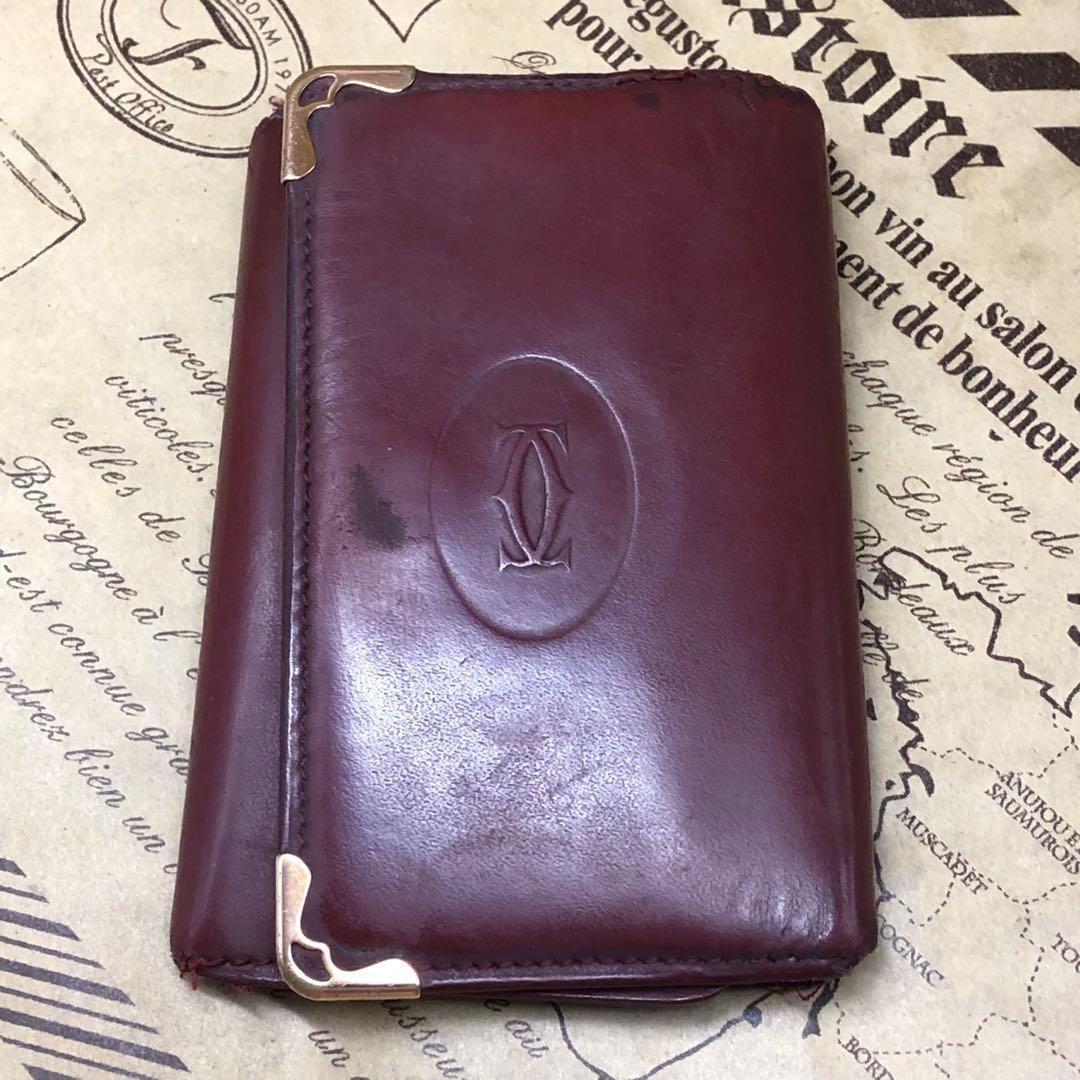 カルティエ キーケース 革 マストライン ボルドー 6連 FG255 - メルカリ