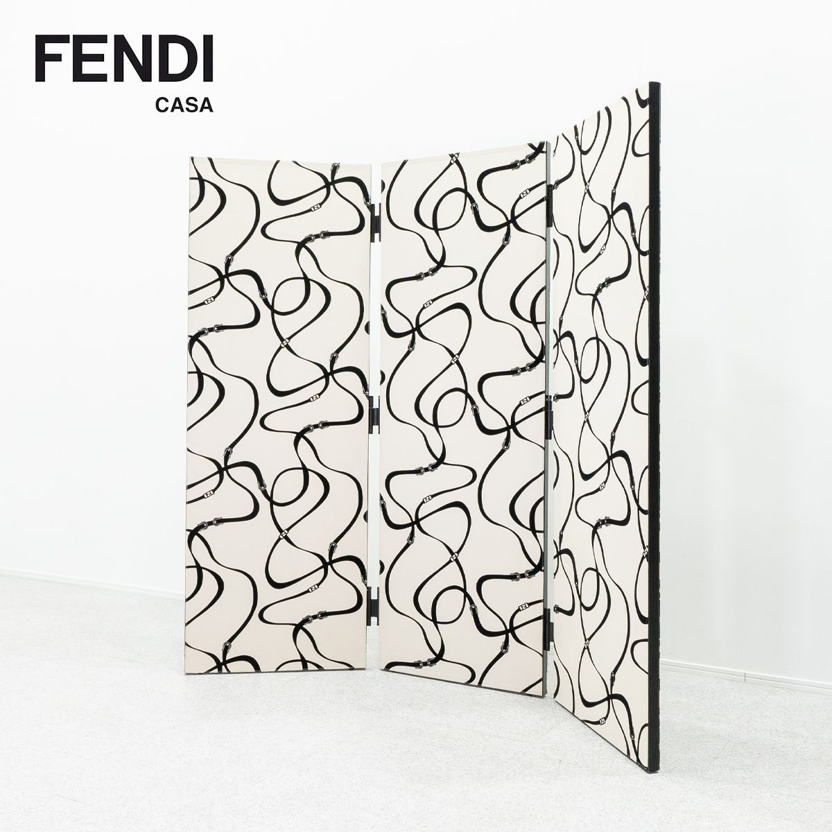 展示品】FENDI CASA フェンディ カーサ パーテーション リバーシブル