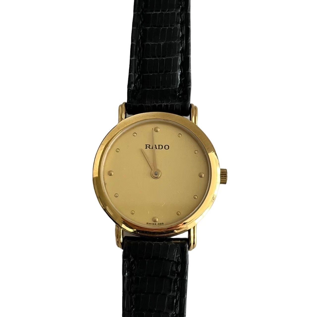 RADO クォーツ腕時計 ゴールド/ブラック RADO クォーツ腕時計 ゴールド/ブラック RADO ゴールド/ブラック