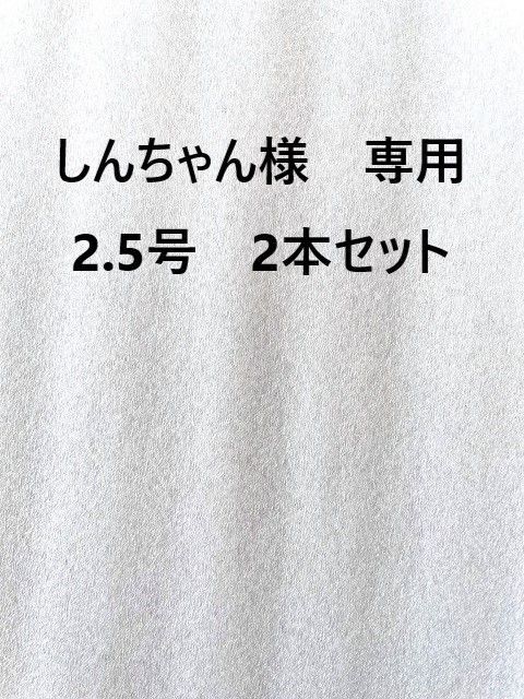 しんちゃん様 専用 2.5号 2本セット - メルカリ