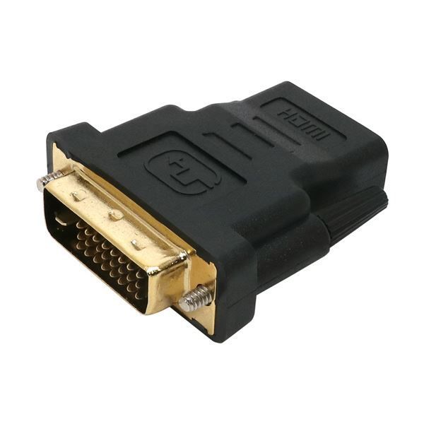 まとめ ナカバヤシ ミヨシHDMIメス - DVI変換アダプタ VDA-HD01 BK 1個 ×5セット