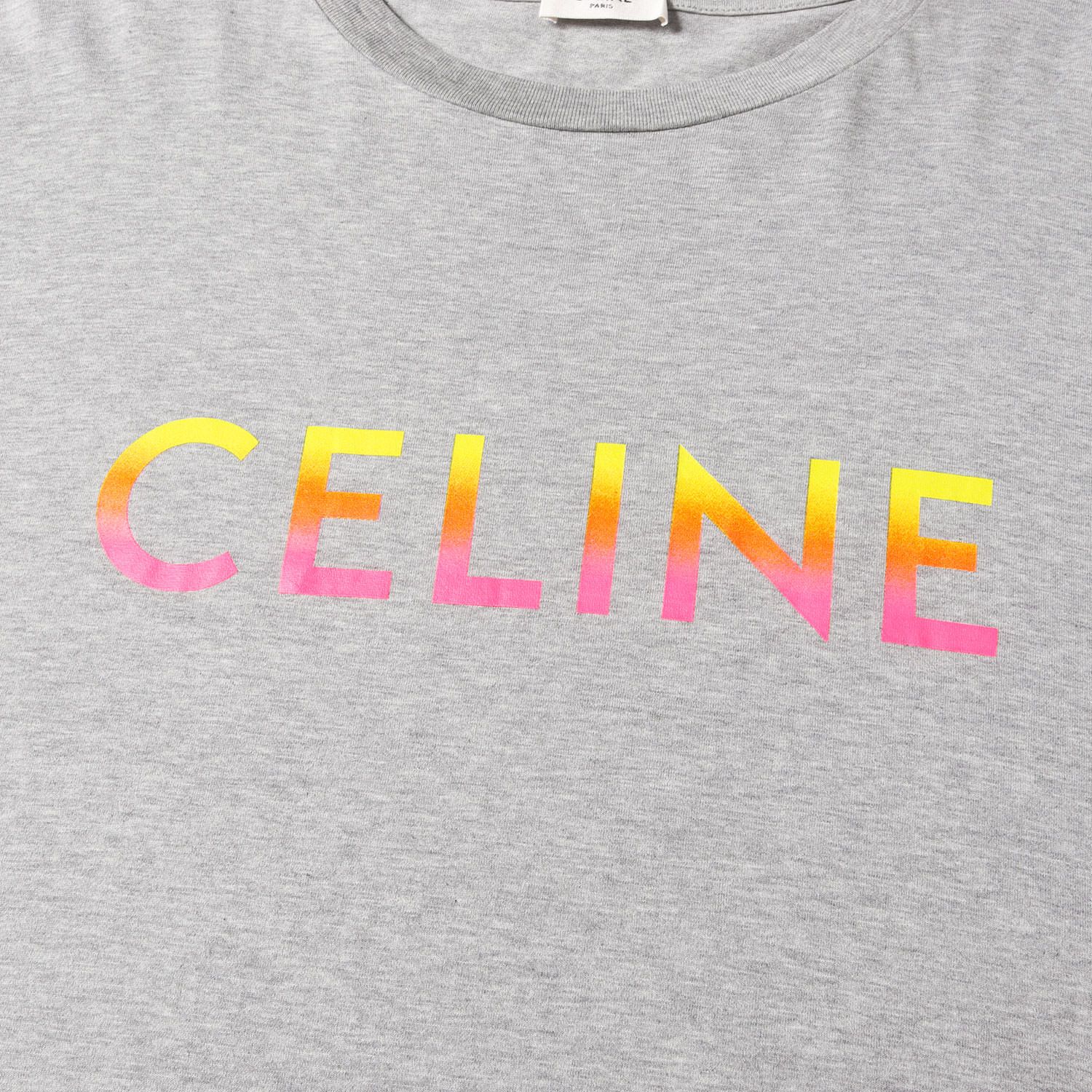 美品】CELINE セリーヌ Tシャツ ヘザーグレー サイズ:L | 22SS