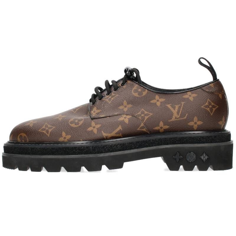 ルイヴィトン LVブラックアイス・ライン モノグラムダービーシューズ