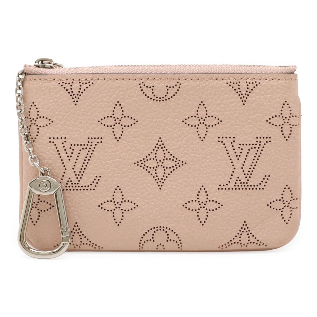 極美品　ルイヴィトン　ポシェットクレ　マヒナ　ピンク　コインケース　キーリング LOUIS VUITTON ルイ ヴィトン モノグラムマヒナ ポシェット クレ