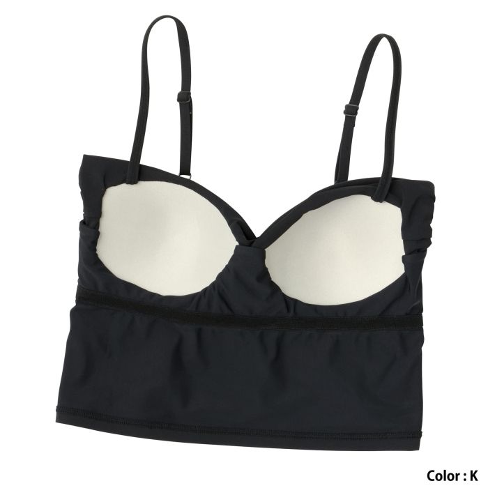 Speedo Top Crop 新品・5営業日で発送Speedo(スピード) 色 Women's (SFW72333) SF_E_CROP_TOPS USA | Bound Black Highneck FLU3NTE Logo and