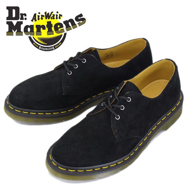 Dr.Martens (ドクターマーチン) 1461 3EYE SHOE (3ホールシューズ) ヌバックレザー Black Dr.Martens UK8-約27.0cm