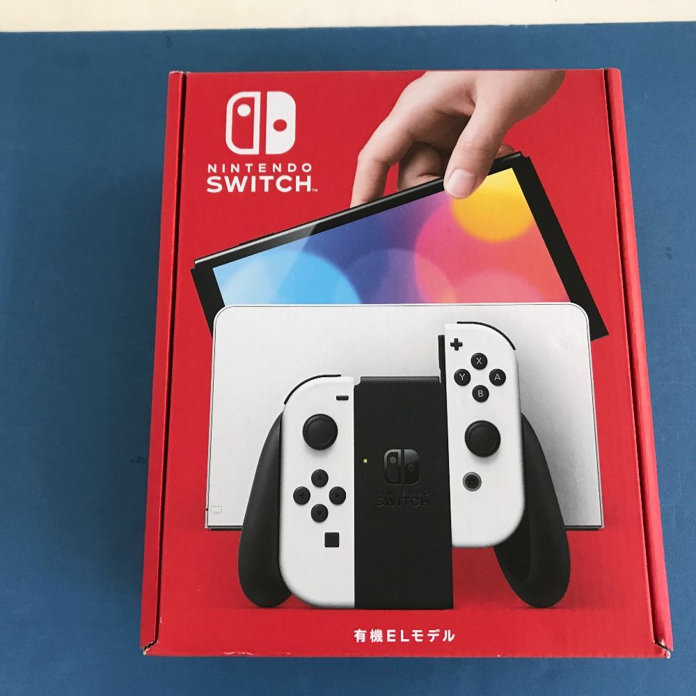 02w04940 Nintendo Switch 有機ELモデル Joy-Con(L)/(R) ホワイト 本体セット ※未使用品【中古品】 - メルカリ